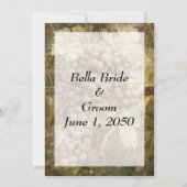 Uitnodiging tot weddenschappen in Winery Vineyard (Achterkant)