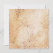 Uitnodiging tot weddenschappen met bijtende wijn o (Achterkant)