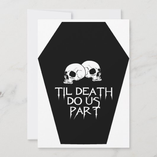 Uitnodiging tot weddenschappen met Coffin (Black) (Achterkant)