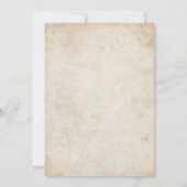 Uitnodiging tot weddenschappen met een mint en kor (Achterkant)