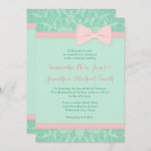 Uitnodiging tot weddenschappen met een tint en een (Voorkant / Achterkant)