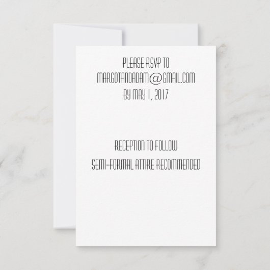 Uitnodiging tot weddenschappen met onverzettelijke (Achterkant)