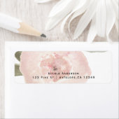 Uitnodiging tot weddenschappen met roze Waterverf Etiket (Insitu)