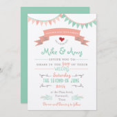 uitnodiging tot weddenschappen met Whimsical (Voorkant / Achterkant)