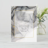 Uitnodiging tot weddenschappen met zwarte en gouda (Staand voorkant)