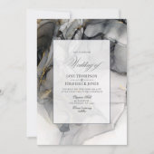 Uitnodiging tot weddenschappen met zwarte en gouda (Voorkant)