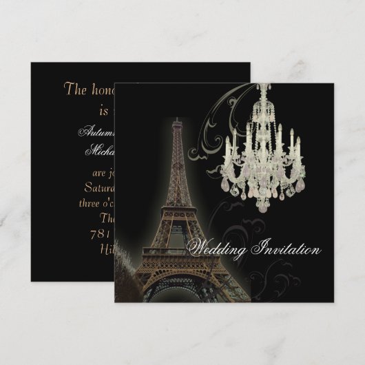 Uitnodiging tot weddenschappen op het huwelijk van (Voorkant / Achterkant)