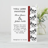 Uitnodiging tot weddenschappen op het rode (rode)  (Staand voorkant)