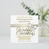 Uitnodiging tot weddenschappen op het witte en gou (Staand voorkant)