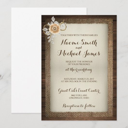 Uitnodiging tot weddenschappen op hout, ras en sch (Voorkant / Achterkant)