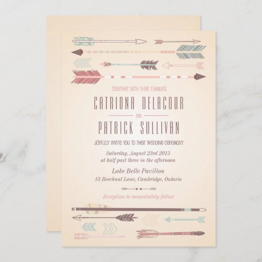 uitnodiging tot weddenschappen op stam Bohemian W (Voorkant / Achterkant)