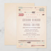 uitnodiging tot weddenschappen op stammenbasis (Voorkant / Achterkant)