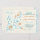 Uitnodiging tot weddenschappen op Starfish en wate (Voorkant / Achterkant)