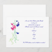 Uitnodiging tot weddenschappen op touw (Voorkant / Achterkant)