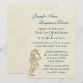 Uitnodiging tot weddenschappen op zee (Voorkant / Achterkant)