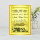  uitnodiging tot weddenschappen over witte wijn (Staand voorkant)