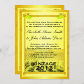  uitnodiging tot weddenschappen over witte wijn (Voorkant / Achterkant)