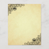  uitnodiging tot weddenschappen over zonnebloemen (Achterkant)