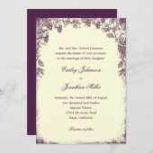 Uitnodiging tot weddenschappen tussen wijnstokken (Voorkant / Achterkant)