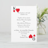 Uitnodiging tot weduwen en koninginnen (Staand voorkant)