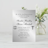 Uitnodiging tot weduwen en weddenschappen (Staand voorkant)