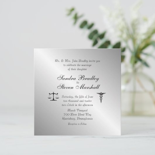 Uitnodiging tot weduwen en weddenschappen (Staand voorkant)