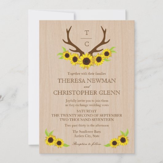 Uitnodiging tot weduwen en zondbloemen (Voorkant)