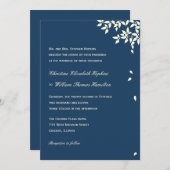 Uitnodiging tot weduwen met afdalende bladeren (ma (Voorkant / Achterkant)