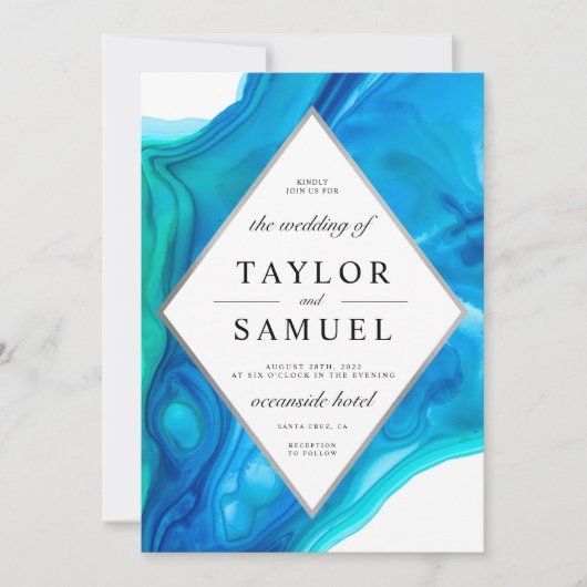 Uitnodiging tot weduwen op Etheral Wave Beach (Voorkant)