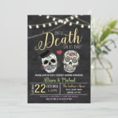 Uitnodiging tot weduwen op Vrijgezellenfeest (Staand voorkant)