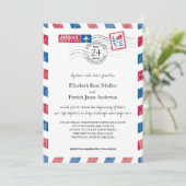 Uitnodiging tot weduwen van Airmail (Staand voorkant)