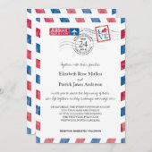 Uitnodiging tot weduwen van Airmail (Voorkant / Achterkant)