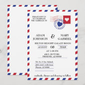 Uitnodiging tot weduwen van Airmail (Voorkant / Achterkant)