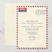 Uitnodiging tot weduwen van Airmail (Voorkant / Achterkant)