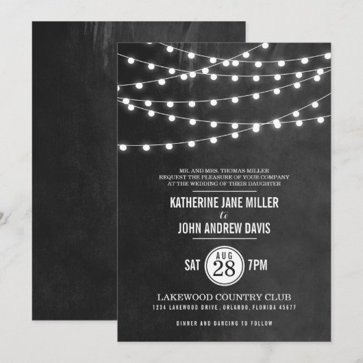 Uitnodiging tot weduwen van het Koord van de Kool (Voorkant / Achterkant)