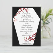 Uitnodiging tot weduwen van Keranda Ivory (Rode) (Staand voorkant)