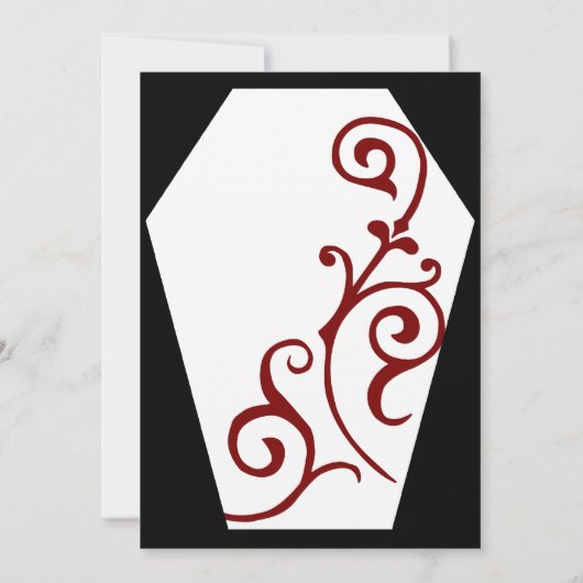 Uitnodiging tot weduwen van Keranda Ivory (Rode) (Achterkant)