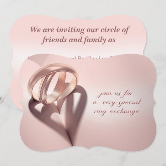 Uitnodiging tot weduwen van Ring (Voorkant / Achterkant)