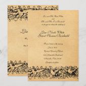 uitnodiging tot weduwschap (Voorkant / Achterkant)