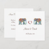 Uitnodiging tot weduwschap (Voorkant / Achterkant)