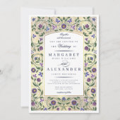 Uitnodiging tot weduwschap aan de rand / Faux Gold (Voorkant)