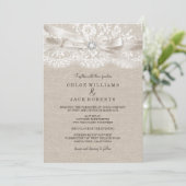 uitnodiging tot weduwschap en weduwschap (Staand voorkant)