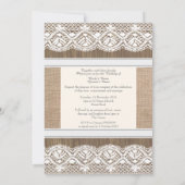 Uitnodiging tot weduwschap in het Rustische land B (Achterkant)