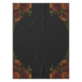 Uitnodiging tot weduwschap in Rustisch Sinaasappel Tafelkleed (Voorkant)