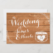 Uitnodiging tot weduwschap met bijtende eik (Voorkant)