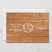 Uitnodiging tot weduwschap met bijtende eik (Achterkant)