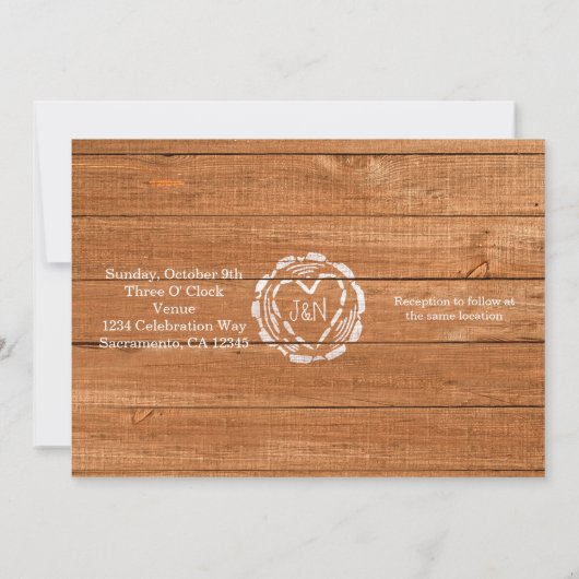 Uitnodiging tot weduwschap met bijtende eik (Achterkant)