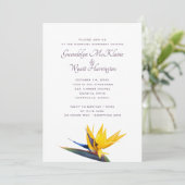 Uitnodiging tot weduwschap met de paradijzen (Staand voorkant)