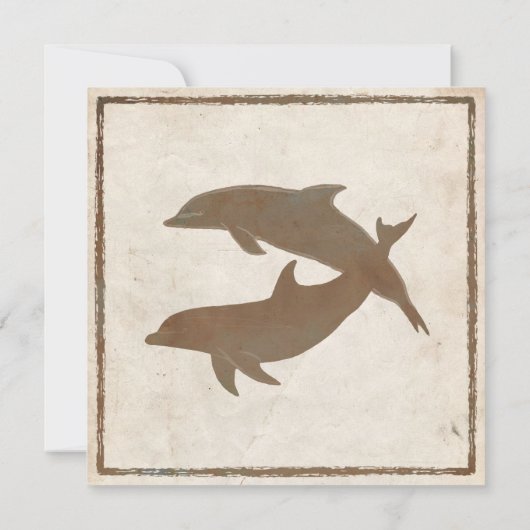 Uitnodiging tot weduwschap met dolfijnen (Achterkant)