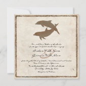 Uitnodiging tot weduwschap met dolfijnen (Voorkant)